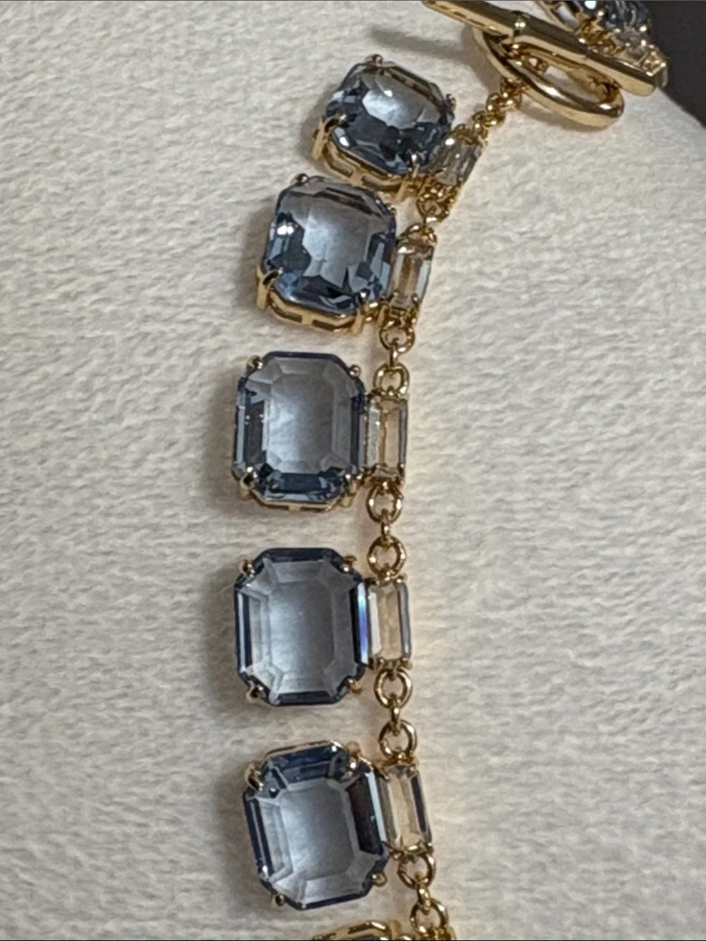 Lauren Ralph Lauren Light Blue Statement Necklace - Picture 5 of 7
